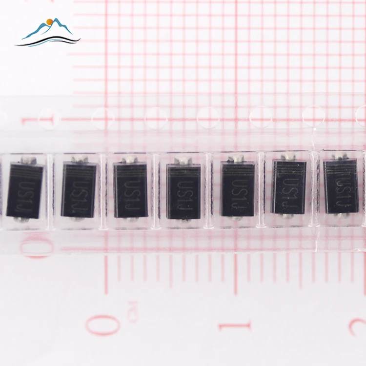 100% Оригинальный US1J DO214A микросхема выпрямитель Быстрого Восстановления Диоды US1J SMA UF4005 600 В/1A 50