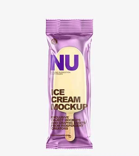 Custom Frozen disposable popsicle wrappers ice cream plastic packaging bag