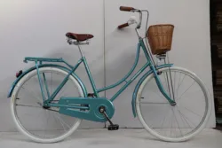 New Style 28 inch single speed pink women vintage style bike/Holland city bicycle/ with light,carrier and basket