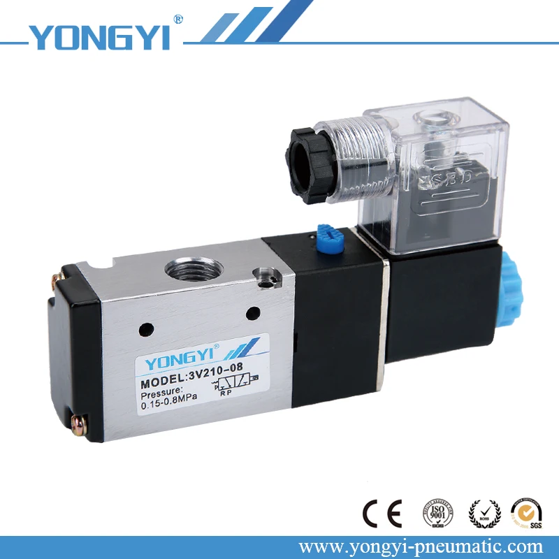Тип Airtac 200 серии электромагнитный клапан пневматический управления 3V220-06