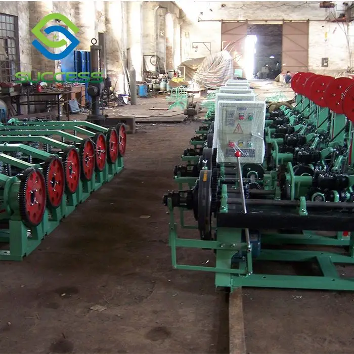 Factory Fully Automatic Barbed Wire Making Machine for Single/Double Stands for High Tensile