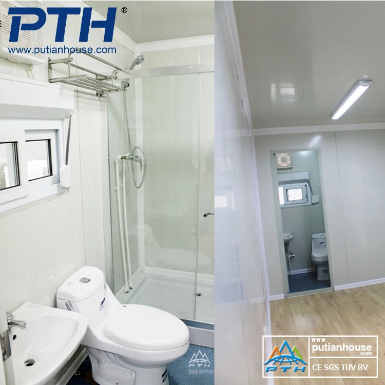 China Easy assembly cabin 10ft Container House for toilet, kiosk, guard house, booth