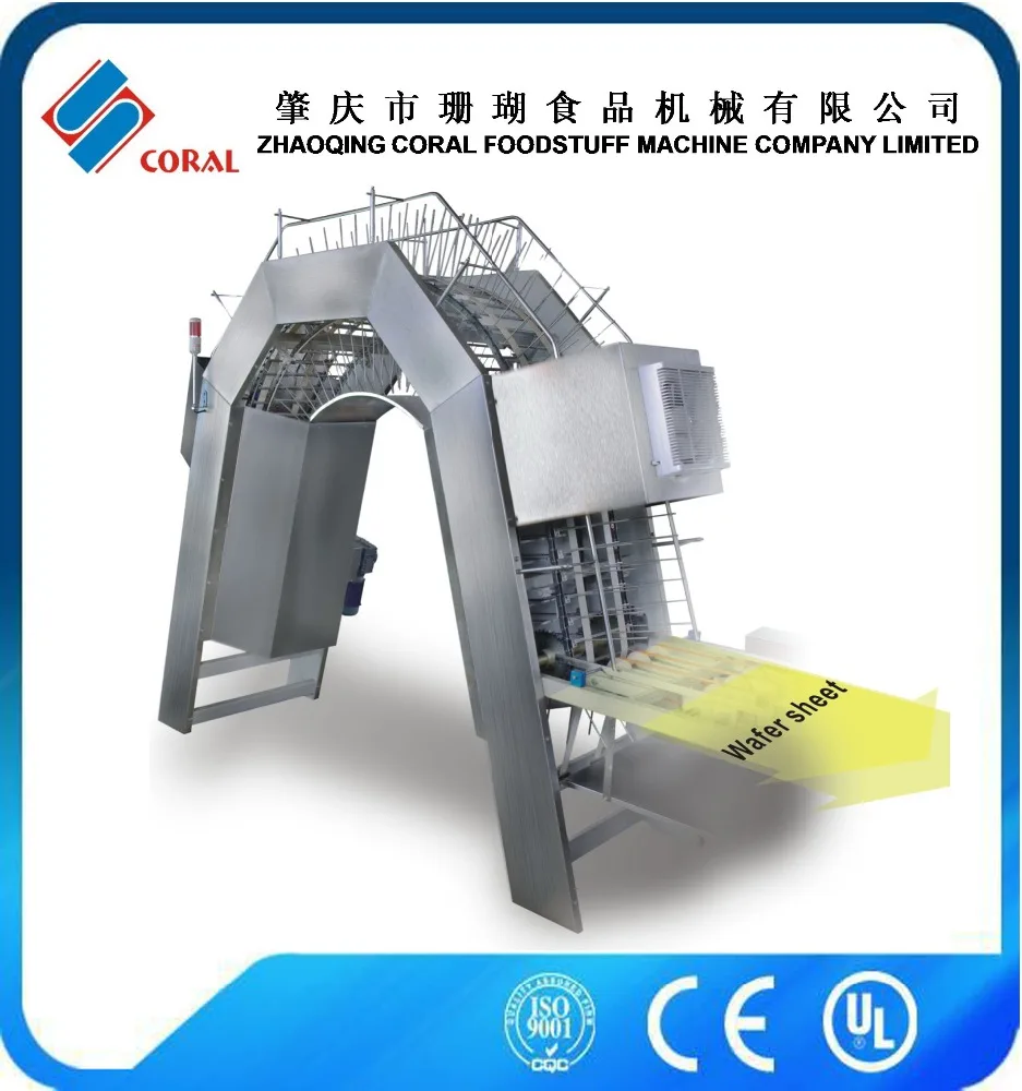 Advanced machinary High Efficiency Wafer Baking Machine/Ball Wafer Production Line with chocolate enrobing/Wafer Production Line