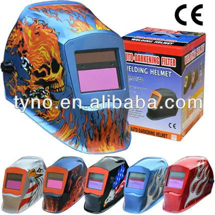 CE EN169/EN175/EN379 Solar Auto Darkening Welding Mask/ANSI Z87.1 Welding Helmet For TIG MIG Welding