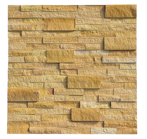 
Modern design interior rock wall cladding marble stacked panels 