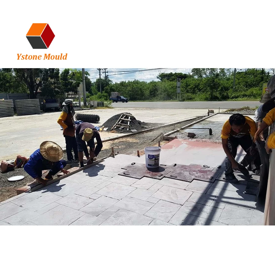 PU material concrete roller stamp