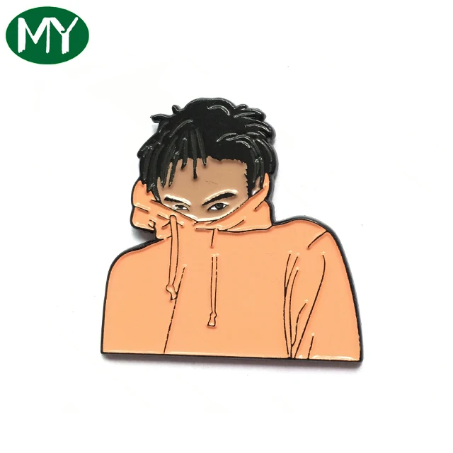 Custom hard  enamel Korea idol icon souvenir fans lapel pin
