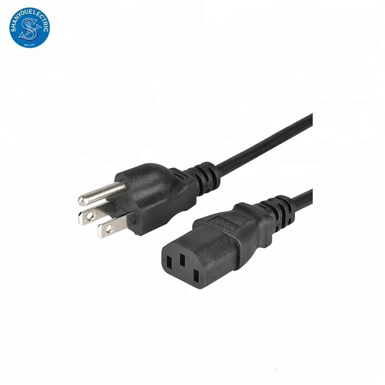  Американский 3pin 14 AWG NEMA 5-15P к IEC 320 C13 шнур питания переменного