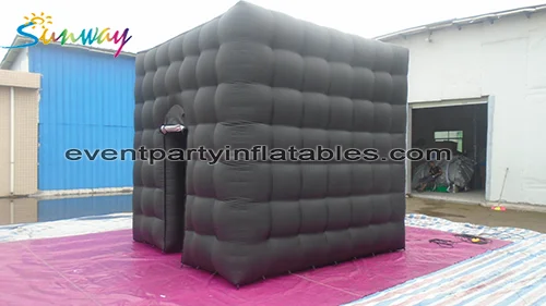 LED lighting cube tent for event party, advertising cube tent LED inflatable photo booth