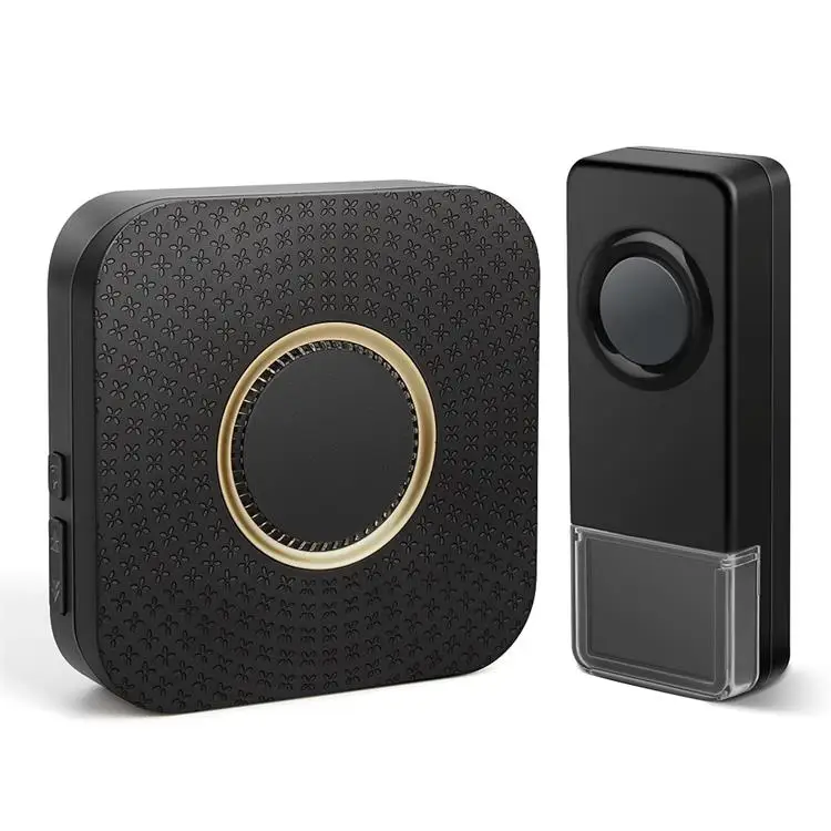 CE FCC UKCA certified wireless doorbell EU US AU UK plug-in for home retail store with 110dB loud volume door bells
