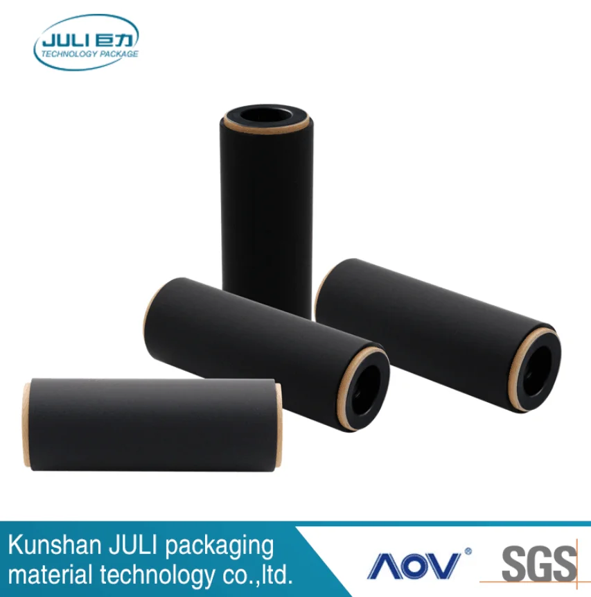 Thermal hot black white velvet soft-touch film for lamination on papers and books after printing