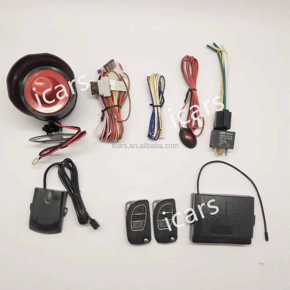 12V 24V Auto parts OEM or ODM car alarm systems and tracking systems remote control 2018
