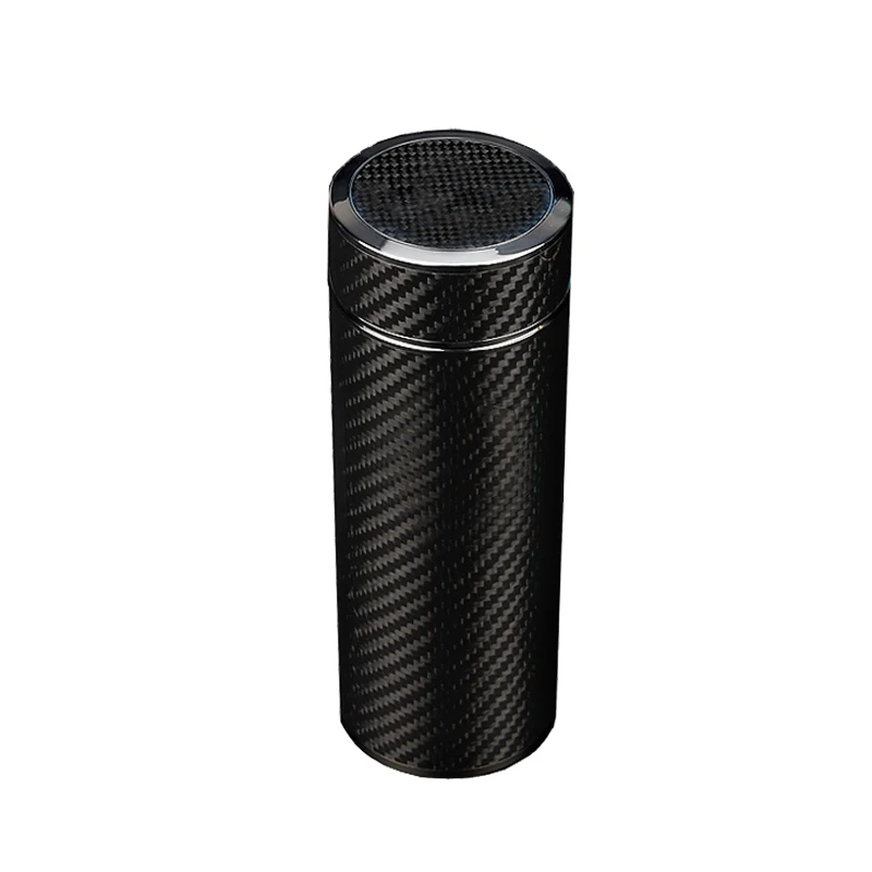 carbon fiber water cup water transfer printing stainless steel Cup for car Manveo