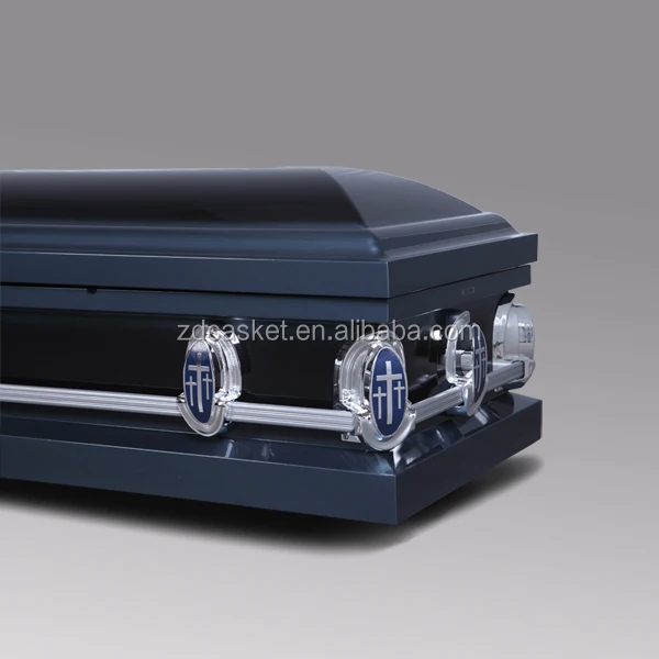Metallic coffin casket