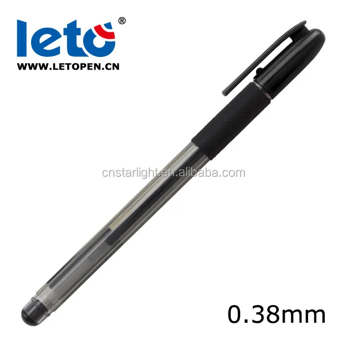 Leto GP-5932 Ultra Micro & Extra Fine Point -0.38mm-smooth,black blue red gel pen
