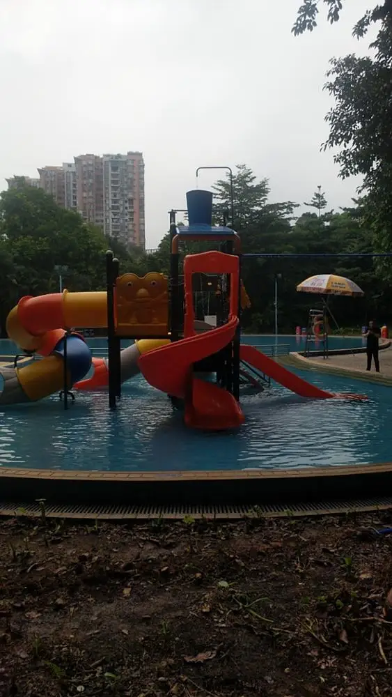 New project reference  spray complete mini water park castle theme park in ground water slide aqua park equipment QX-S019