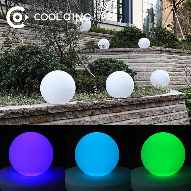white colour light hotel furniture decoration led bowling ball