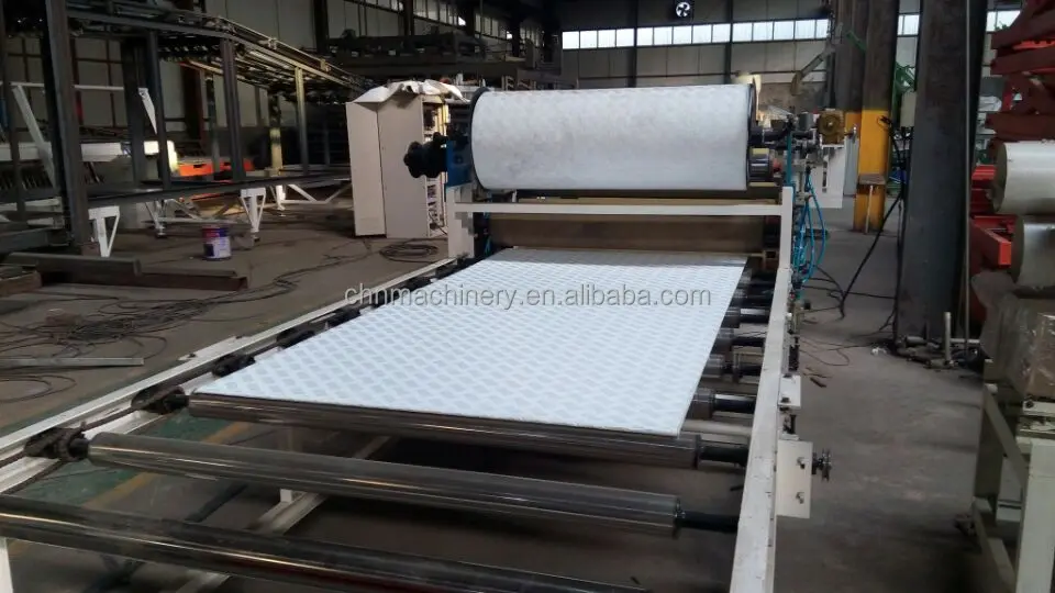 
machine manufacturers tiles gypsum ceiling board lamination machine production line plant 