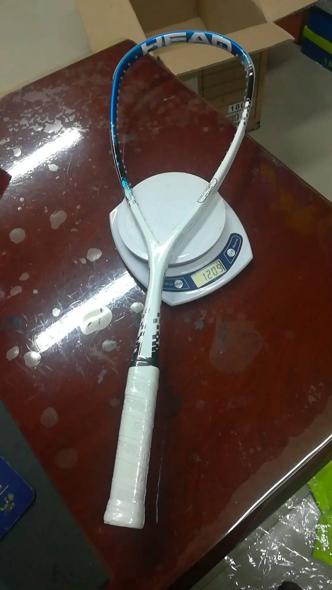 Wholesale custom high quality graphite/carbon fiber one-piece brand training squash racket/racquet