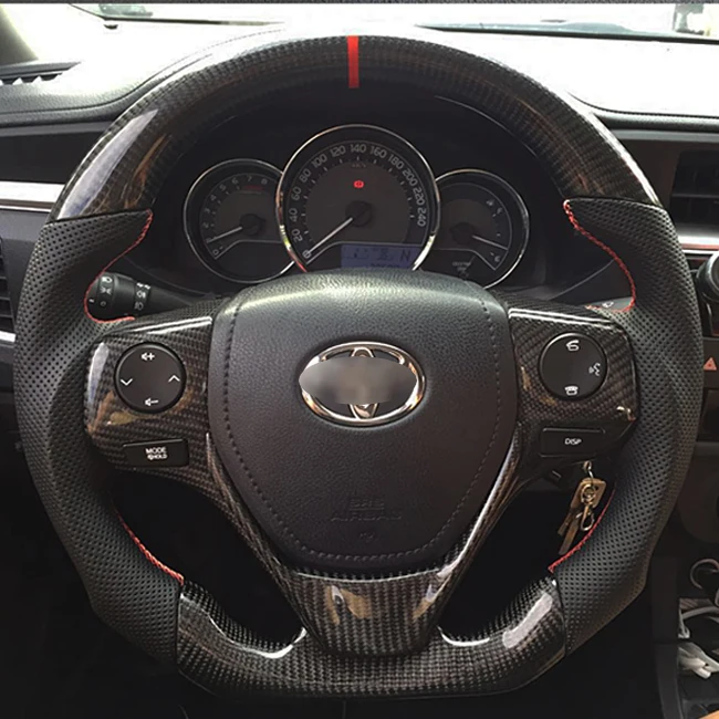 For Toyota Corolla Levin Carbon Fiber Steering Wheel Customized
