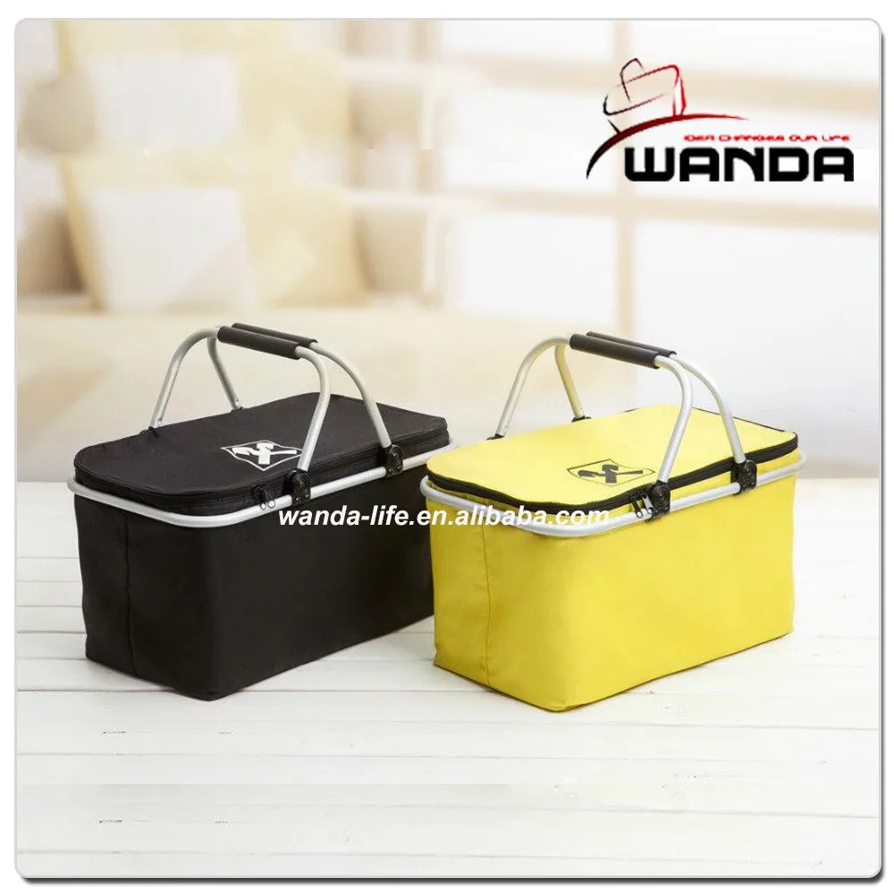 Складная Изолированная термокорзина для пикника