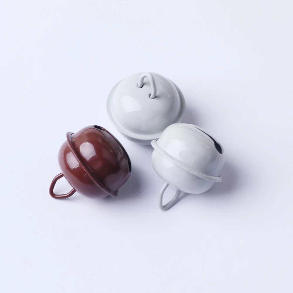 cat dog bell paint spraying variety of colors cast iron bell for pet collar