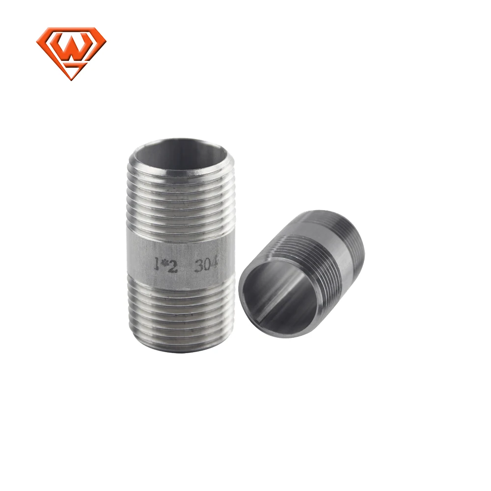 NPT Thread Hex Nut Pipe Nipple Stainless Steel Female Male Reducing Hexagon Pipe NIpple