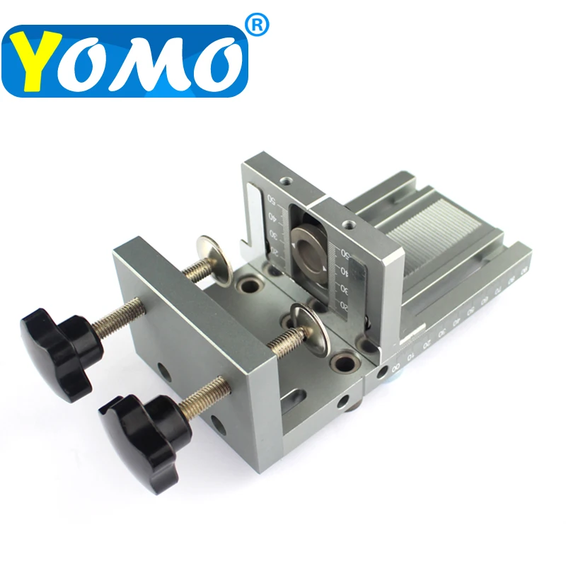 Aluminium Alloy wood Dowelling Jig Set Wood Dowel Drilling Position kit Cam Jig drill guide kit MD590