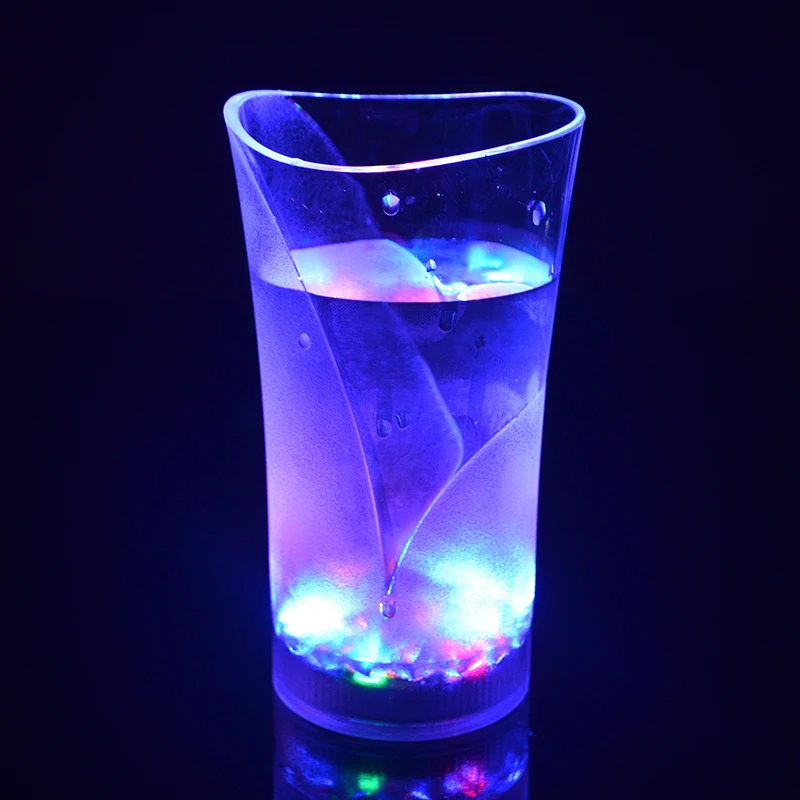 Water Inductive Automatic Light up led Juice cup for halloween christmas party drink