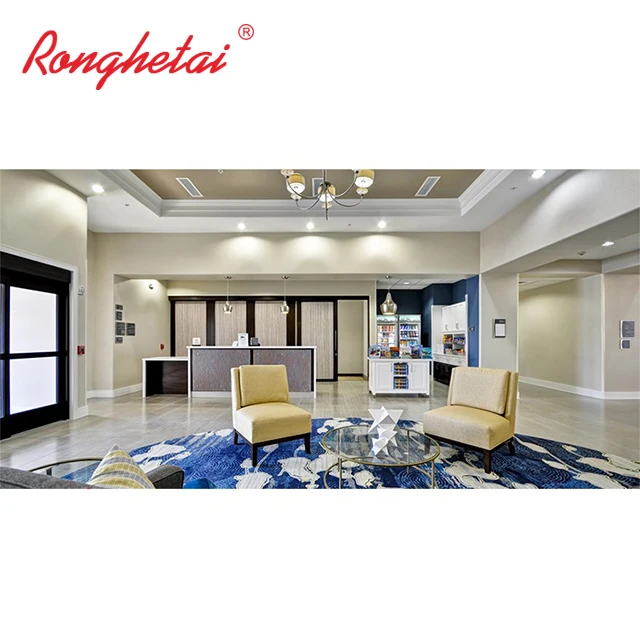
DTBR1001 Ronghetai customized hotel lobby lounge public area furniture hotel fixed furniture 