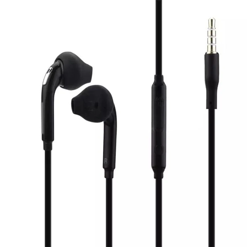 Hifi 120cm handsfree wired in-ear earphone high quality logo customized 3.5mm in ear earbuds headphone for samsung s6