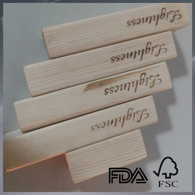 mini pine wood paper card holder wooden small name card holder