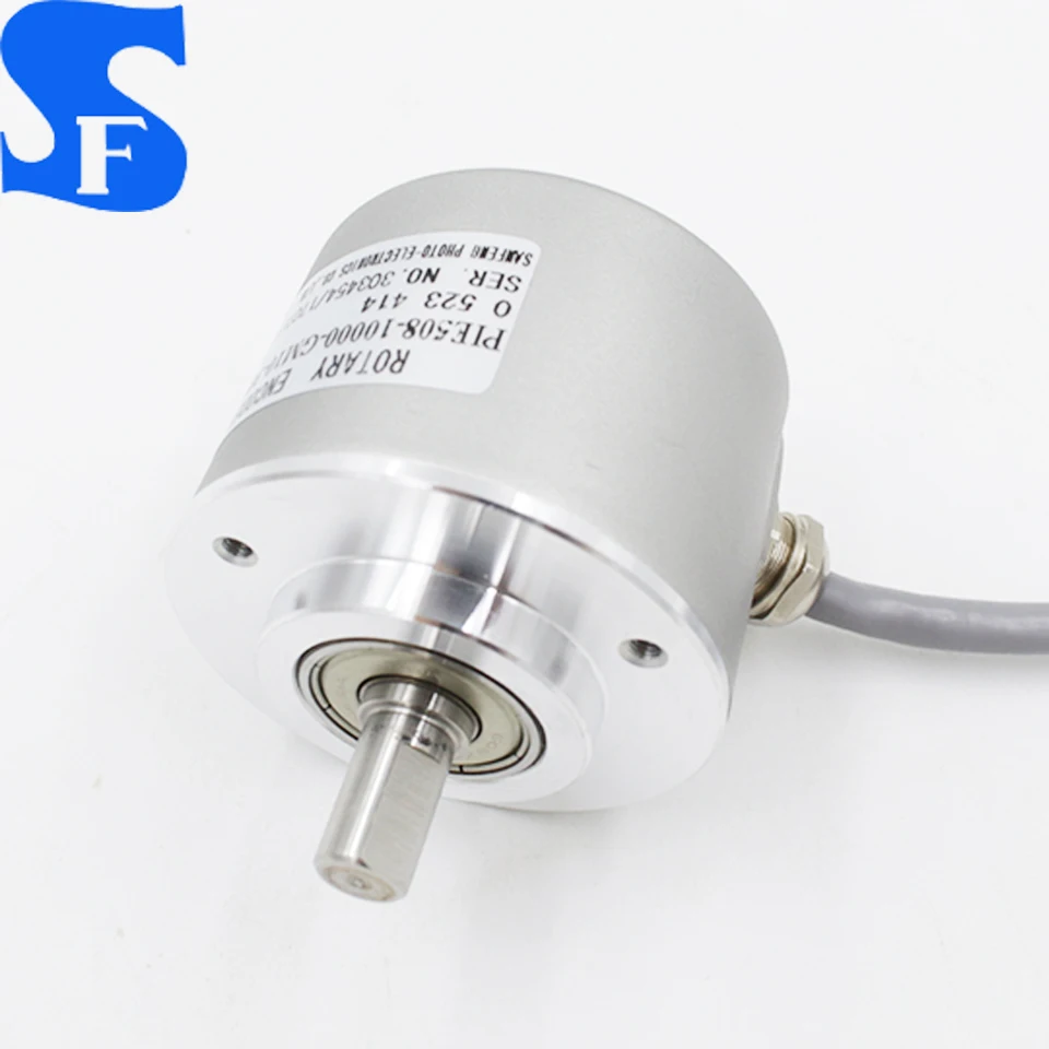 6mm shaft 2500ppr high resolution solid shaft optical incremental rotary encoder