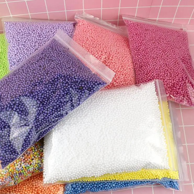 Пенопластовый слайм белого цвета пластиковые пенопластовые шарики сделай сам для украшения