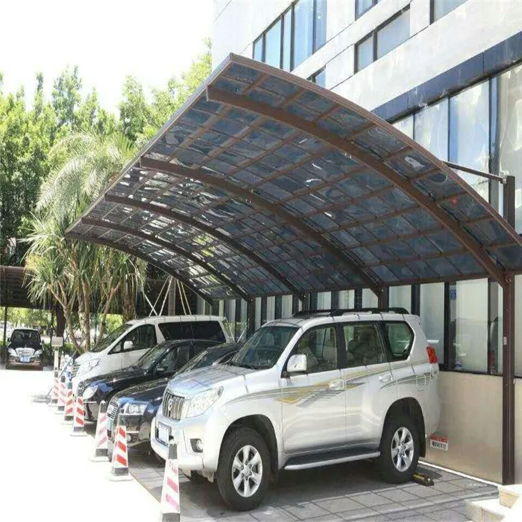 Modern flat roof carports,polycarbonate carport,car garage shelter canopy