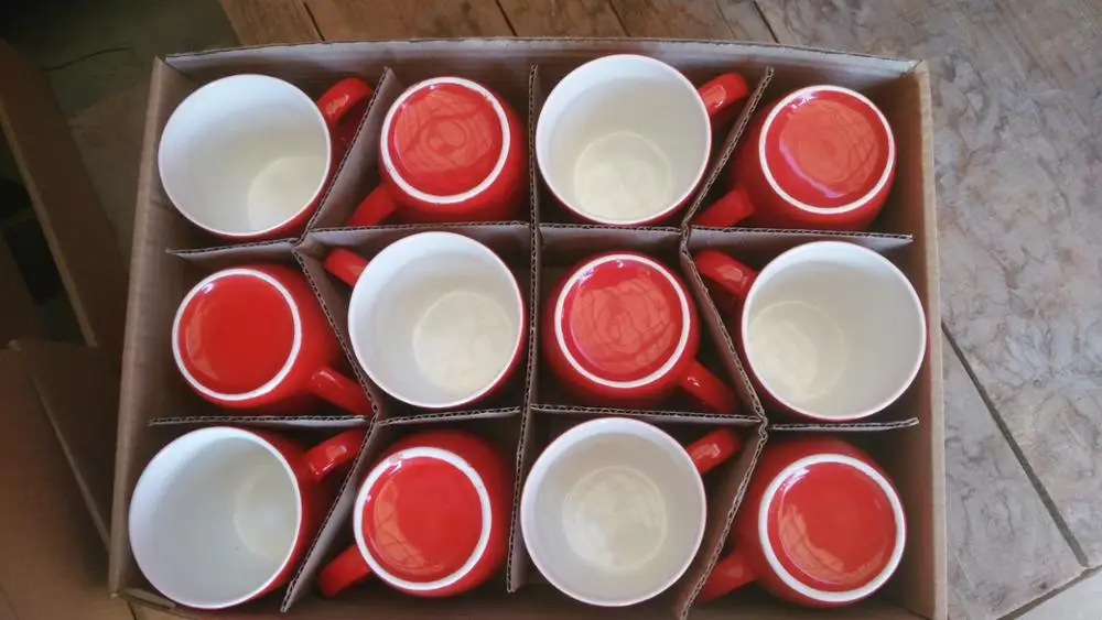 
High Quality Wholesale Porcelain Ceramic Mug Custom Logo Enamel Ceramic Mug Cup 