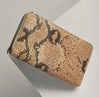 Luxury Slots Python Skin Leather Women Wallets Coin Purses Card wallets With Zipper