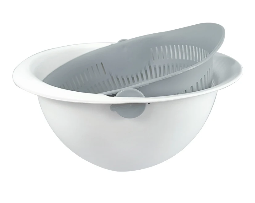 Hot selling double-layer kitchen bowl drain basket Strainer and colander