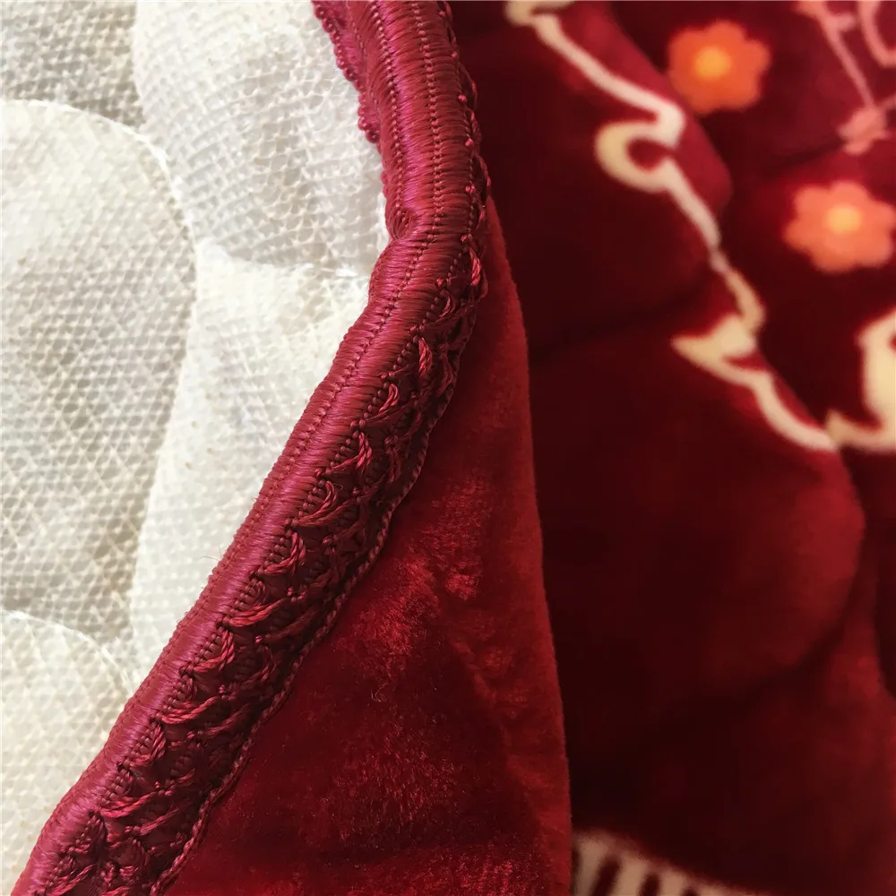 
Anti-slip foam inside cheap printed thick rugs online foldable prayer mat import carpet from china red patterned 