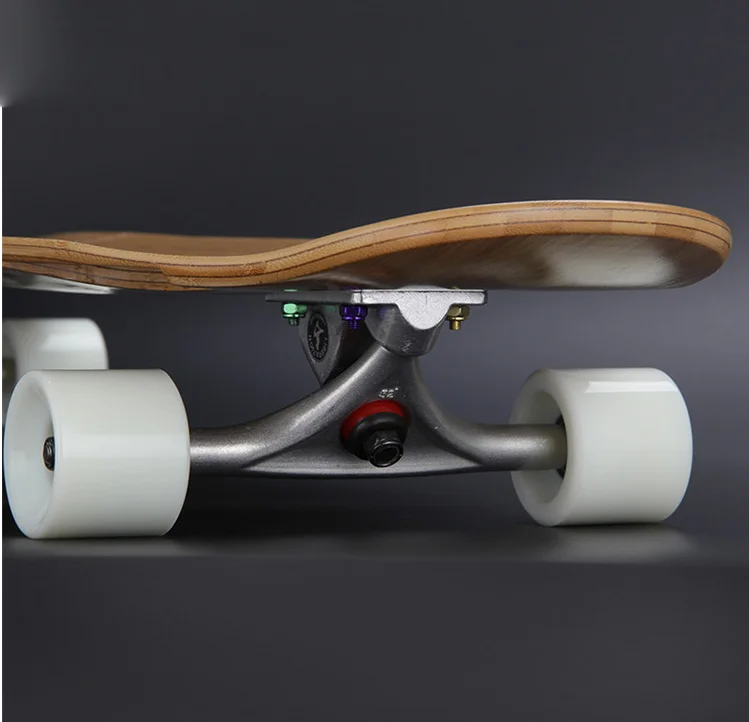 Composite skate Longboard Deck With Canadian Maple and Carbon Fiber decks