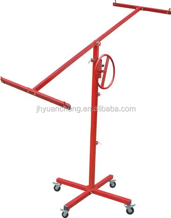 OEM branded 40kgs drywall panel lift hoist jack Lifter Jack Rolling Caster Wheel Drywall Lift Construction Tools