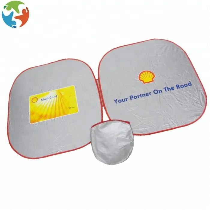 Popular square car windshield sunshade 150*70 cm universal fitting front sun shade for car