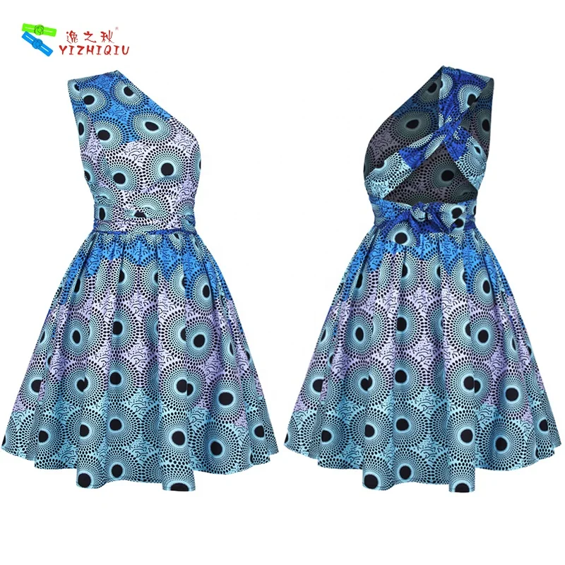 YIZHIQIU elegant wholesale african print patterns kitenge dress designs for women
