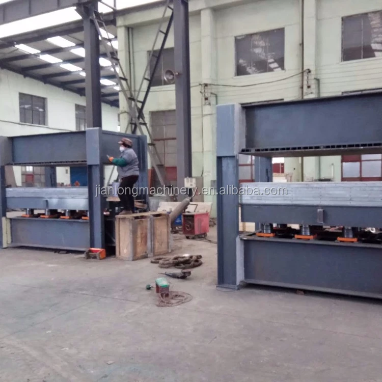 2018 high quality and best service hot press plywood door machine/hydraulic hot press machine