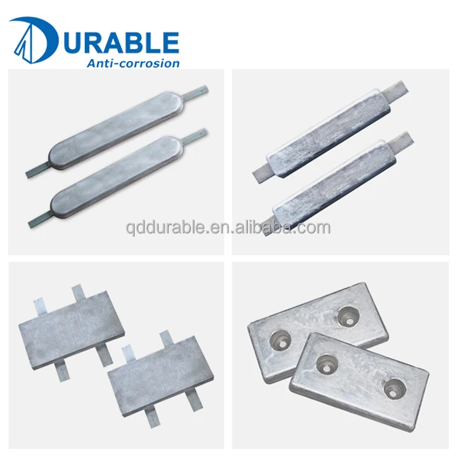 China sacrificial aluminum anodes manufacturer supply Ship hull anodes quickly delivery