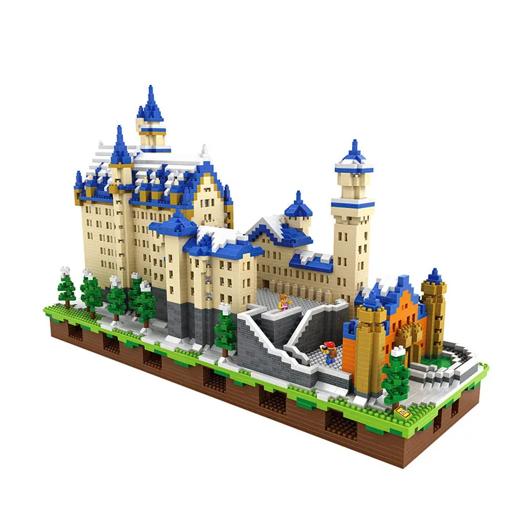 LOZ world famous architecture series neuschwanstein building blocks toys