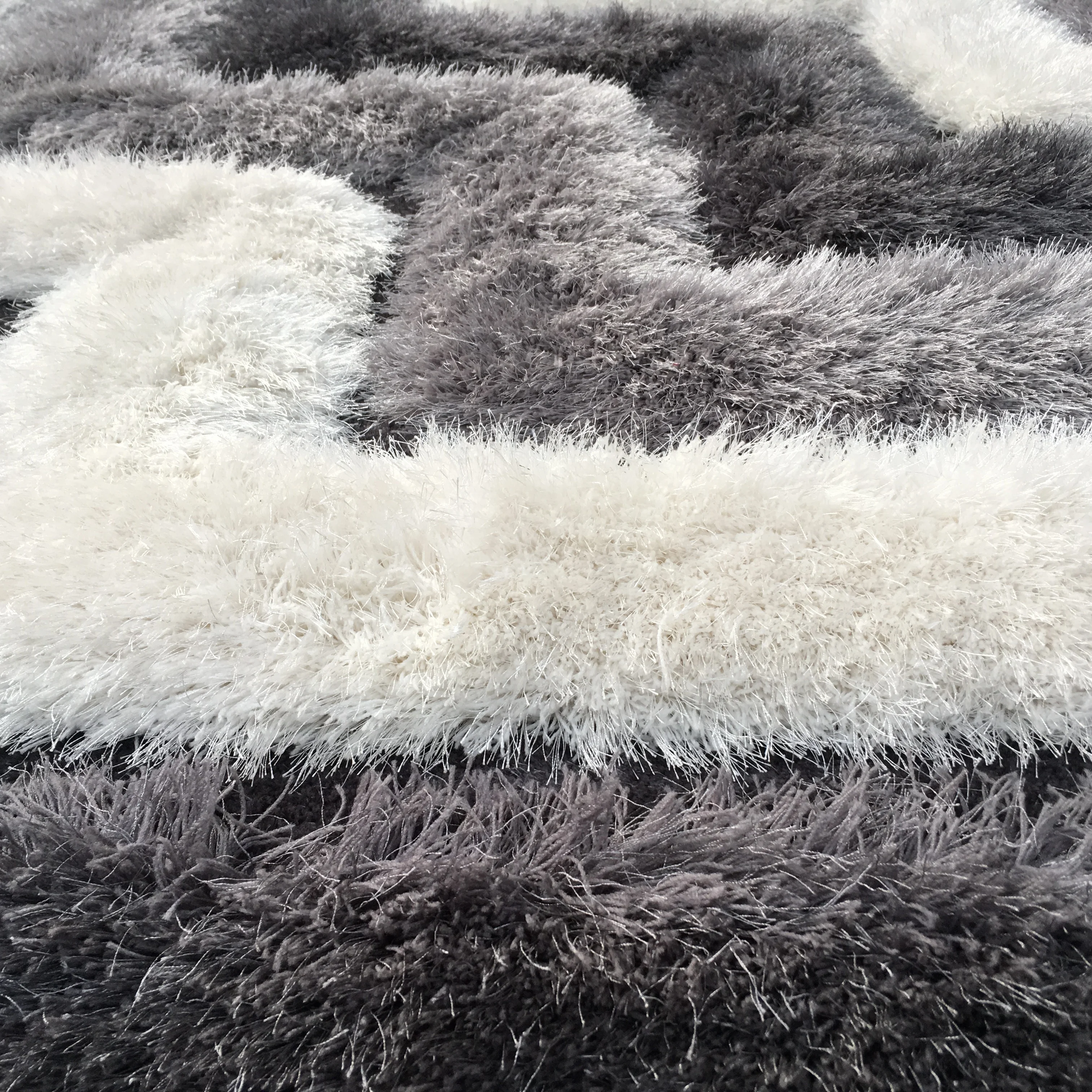 New arrival modern area luxury Extra Large area size big wave 3D living room rugs carpet