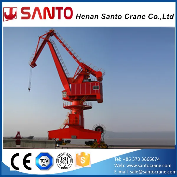 Made In China Quayside GQ Harbour Four Link Portal Crane 40Ton