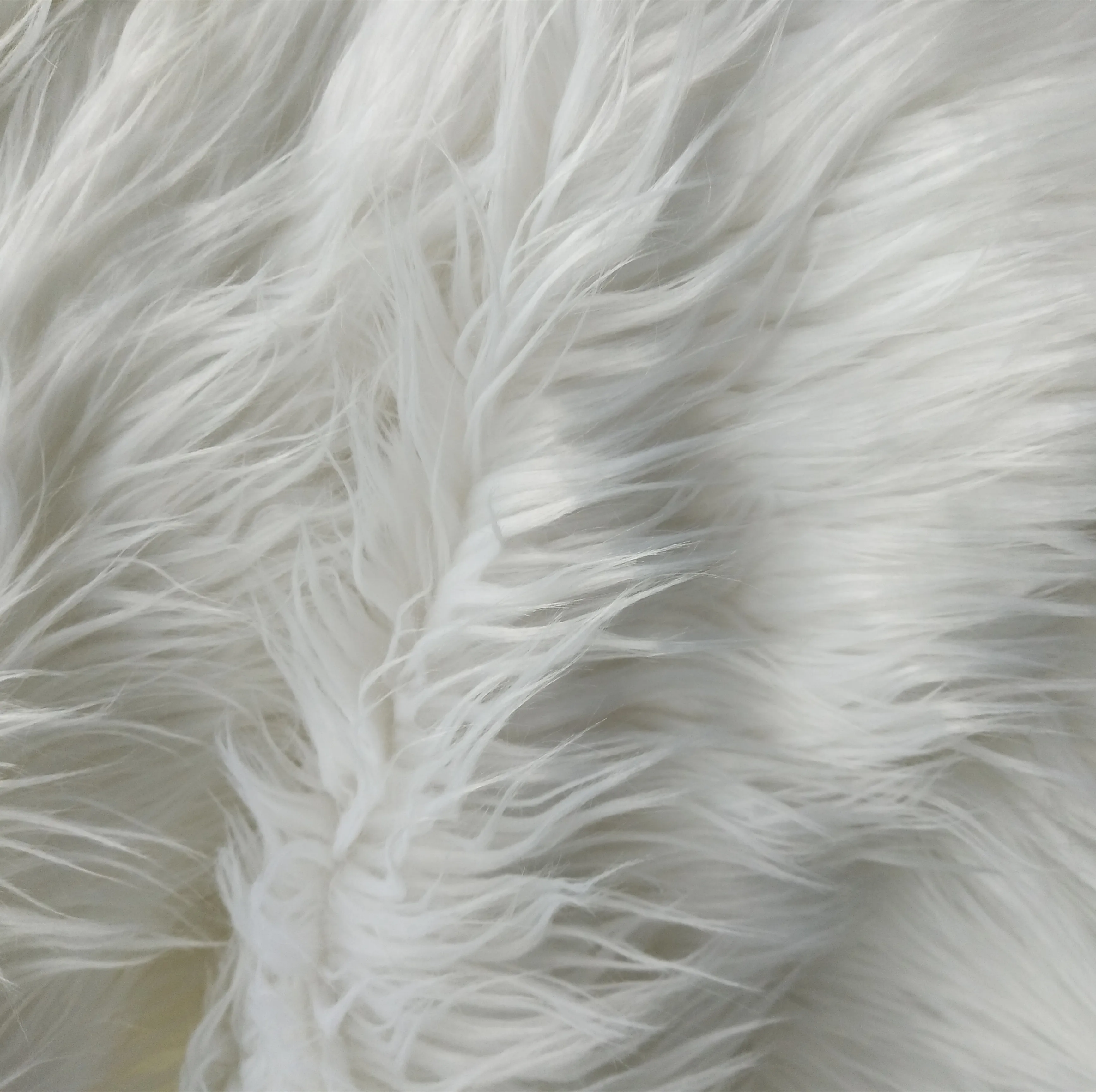 
leftover shaggy hair faux fur white stock hair fur 