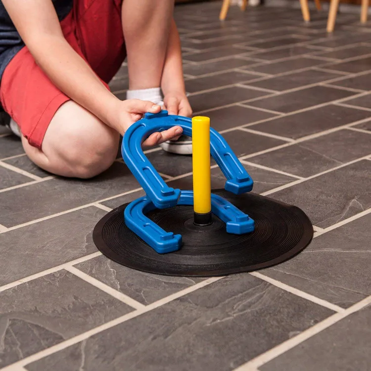 Rubber Horseshoe Set - Indoor Outdoor Games Safe for Children